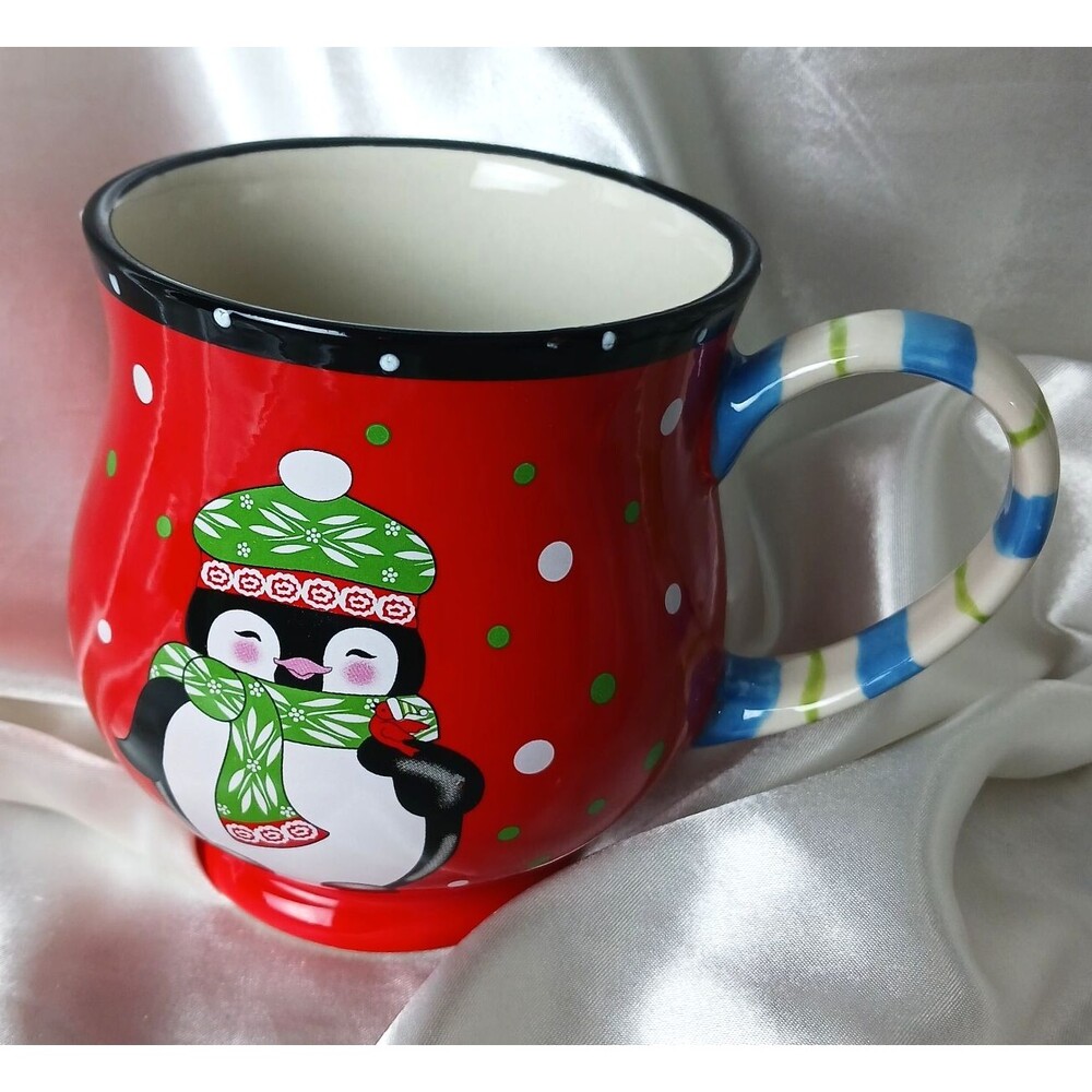 TEMP-TATIONS WINTER WHIMSY PENGUIN MUG